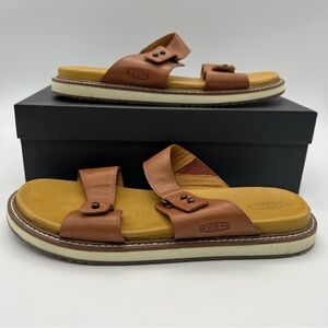 KEEN Lana Women’s Sz 10 Leather Slide Open Toe Sandals